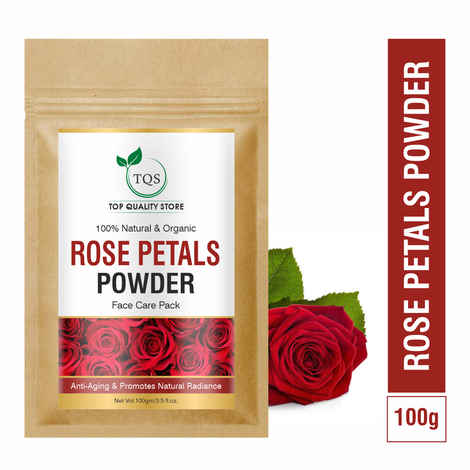 TQS 100% Natural & Pure Rose Petal Powder 100 gm