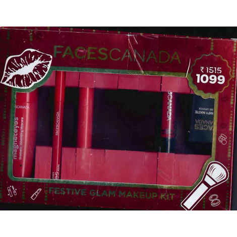 Buy FACES CANADA Festive Glam Makeup Kit - Combo of 5 - Purplle