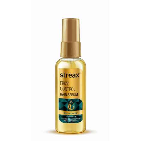 Buy Streax Frizz Control Hair serum, 45 ml I with Bio - Elixir 72 Hours Of I 82% Frizz Reduction I 11X Smoothness - Purplle