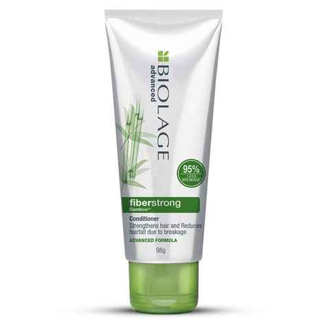 Biolage Professional Fiberstrong Anti-Breakage Conditioner, 95% Less Breakage & Reduces Hairfall, With Bamboo, Vegan & Cruelty-Free, 98 gm