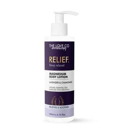 The Love Co Magnesium Sleep Body Lotion for Muscle Recovery, Better Sleep | 200 ml
