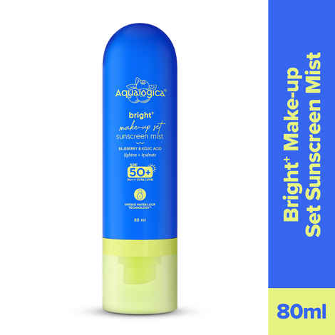 Aqualogica Bright+ Makeup-Set Sunscreen Mist - 80 ml
