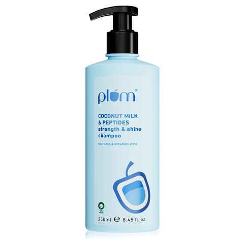 Plum Coconut Milk & Peptides Strength & Shine Shampoo | 250ml | Full Size