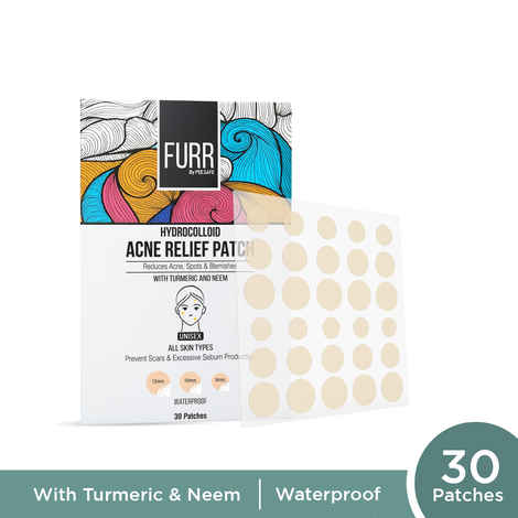 FURR By Pee Safe Hydrocolloid Acne Patch With Turmeric - 30 Patches