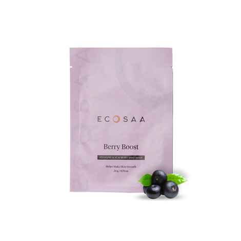 Ecosaa Berry Boost Sheet Mask 1 pc