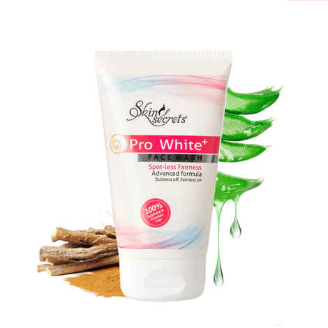 Buy Skin Secrets Pro white plus face wash - 100 ml - Purplle