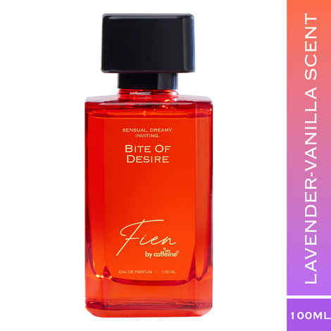 mCaffeine FIEN Bite of Desire Perfume - EDP Women | Vanilla, Lavender & Cocoa- Floral Gourmand Scent 100 ml