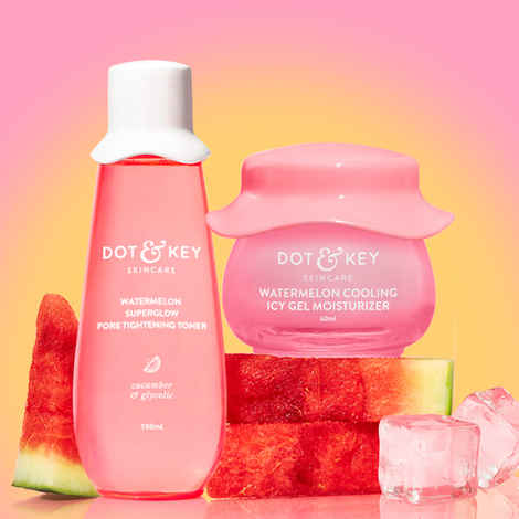 Buy Dot & Key Watermelon Fresh Glow + Pore Care Skin Care Kit Combo of 2 - Purplle