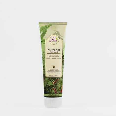 Puro Body & Soul Nutri Nat Lavender Rosemary Hair Repair Mask best for dull and frizzy hair 100 gm