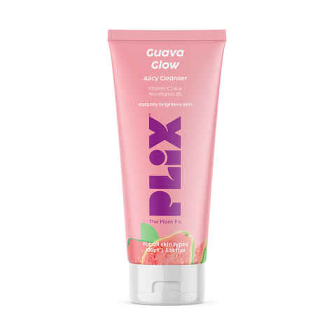 PLIX - THE PLANT FIX Vitamin C Guava Juicy Face Wash For Skin Brightening, With Pro Vitamin B5 For Moisturization & Alpha Lipoic Acid For Glowing Skin | For Women & Men, 100 ml
