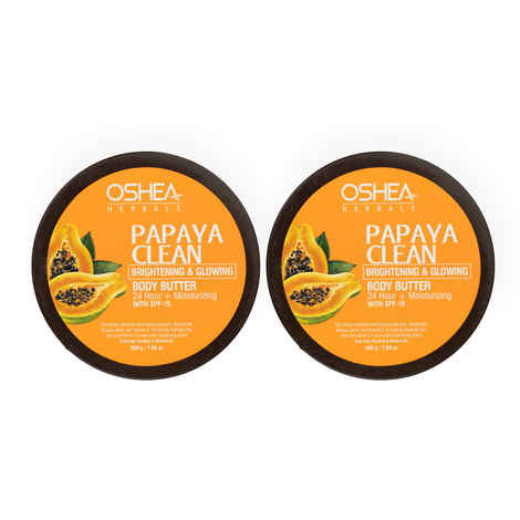 Buy OSHEA HERBALS Papayaclean Body Butter (Pack of 2 ) - Purplle