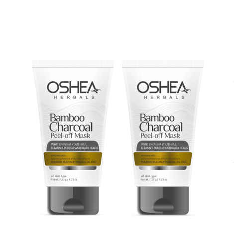Buy OSHEA HERBALS Activated Charcoal peel off mask (Pack of 2 ) - Purplle