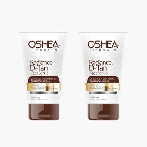 Buy OSHEA HERBALS Radiance D-Tan Face Scrub(Pack of 2 ) - Purplle