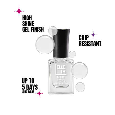 Buy Elle18 Nail Pop Gel Finish -G5 (10 ml) - Purplle