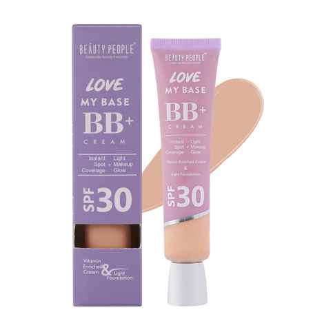Beauty People BB Cream Lightweight Foundation| BB Cream For Women | Colour Correction For All Skin Types (Hazel Due, 30 ml)