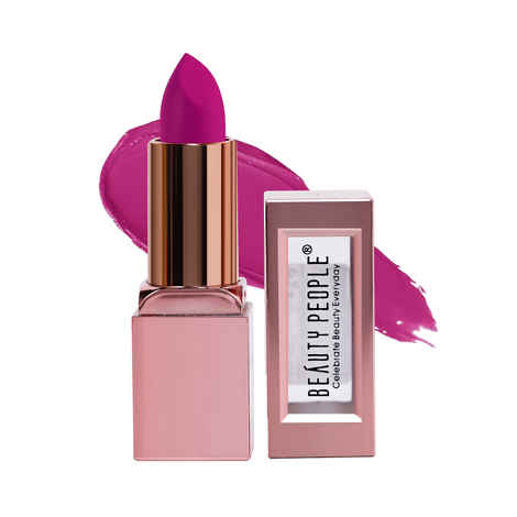 Buy Beauty People Glorified Gold Lipstick | Vitamin-E & Avocado Oil| Matte Finish |12-Hrs Long Stay Lipstick (BP-107, 3.8 gm) - Purplle