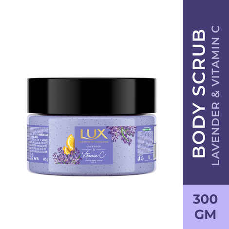 LUX LAVENDER & VIT C CREME BODY SCRUB, 300 gm