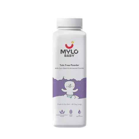 Mylo Baby Talc-Free Powder with Corn Starch For Relieves Itchiness & Softens Skin 300 gm