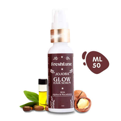 FreshLuxe Hair Serum | Jojoba & Macadamia | Shine & Frizz Free | Unisex | 50 ml