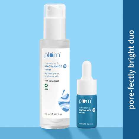 Plum Clear Start Mini Combo (Niacinamide Serum 10 ml + Toner 150 ml)