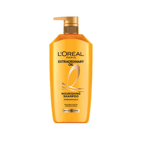Buy L'Oreal Paris Extraordinary Oil Nourishing Shampoo For Dry & Dull Hair - 650 ml - Purplle