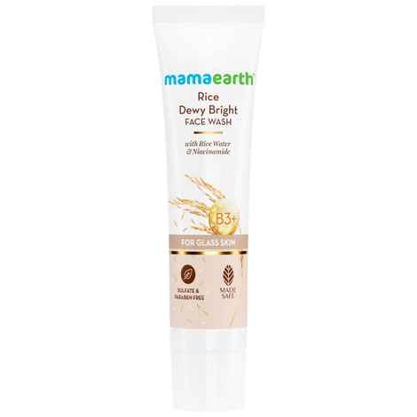 Buy Mamaearth Rice Dewy Bright Face Wash 10 ml - Purplle