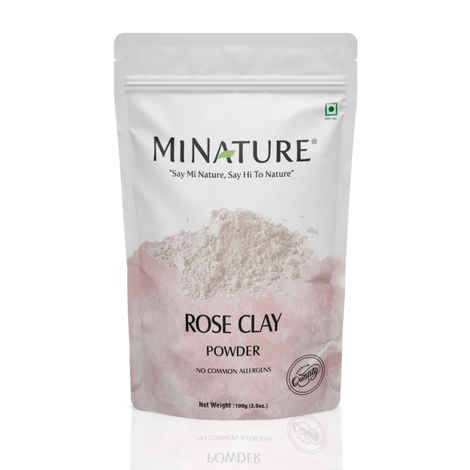 MINATURE Rose Clay Powder – 100 gm Natural Clay for DIY Face Masks and Gentle Skin Care