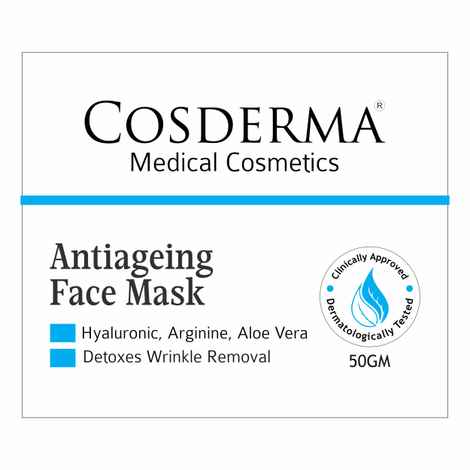Cosderma Antiaging Face Mask for Hydration, Collagen Boost & Brightening 50 gm