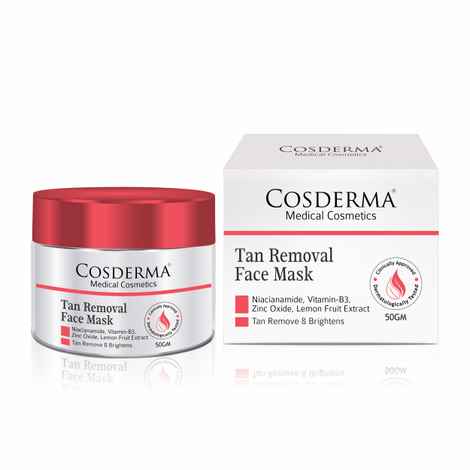 Cosderma Tan Removal Face Mask - Reduce Tan, Acne, Spots & Wrinkles 50 gm