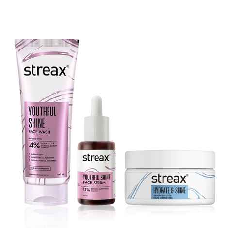 Streax Youthful Shine Combo for all Skin Type Combo of 3