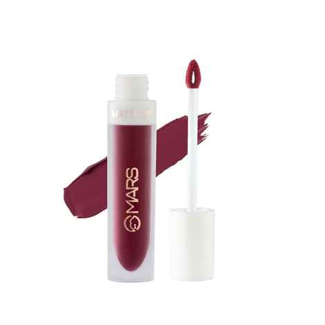 Buy MARS Matte Liquid Lip Color | Long Lasting | Non-Transfer & Waterproof Lipstick for Women (4.5 ml) (18-Plum Passion) - Purplle