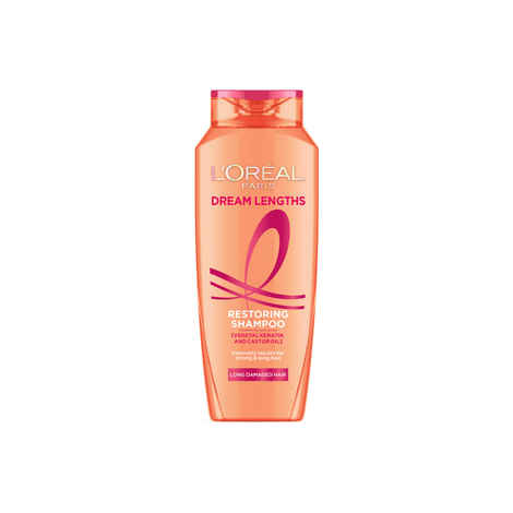 Buy L'Oreal Paris Dream Lengths Shampoo for long, lifeless hair to Nourish, Repair and Shines, 340 ml - Purplle