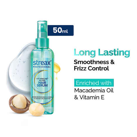 Streax Professional Vitariche Gloss Hair Serum - 50 ml