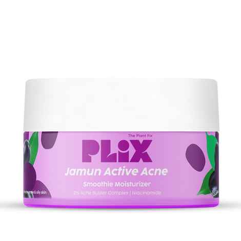PLIX 2% Niacinamide Jamun Moisturizer (50 gm), Helps Reduce Pimples with 2% Acne Buster, For Oily and Acne Prone Skin, With Witch Hazel & Jamun Extract