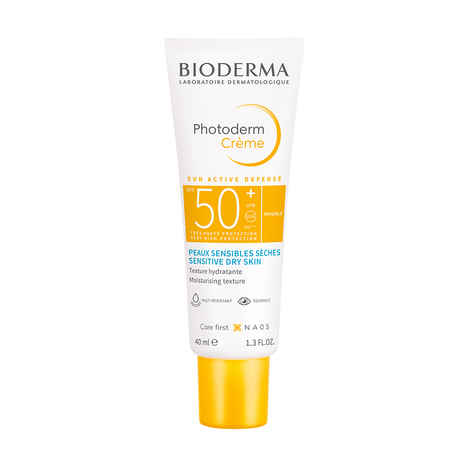 Bioderma Photoderm Creme SPF 50+ Sunscreen Normal To Dry Sensitive Skin - Sun Active Defense (40 ml)
