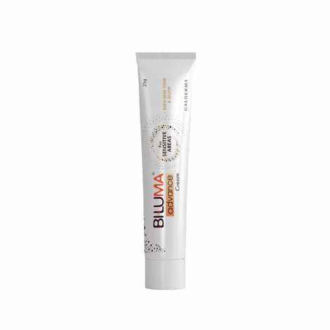 Buy Biluma Advance Sensitive areas brightening cream for even skin tone and glow | Soothes sensitive skin - 25 gm - Purplle