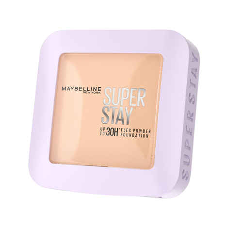 Buy Maybelline New York Super Stay Flex Powder Foundation Compact, 110, Full Coverage, 30H Full Coverage, Perfect for Oily Skin, Waterproof & Sweatproof - 9 gm - Purplle