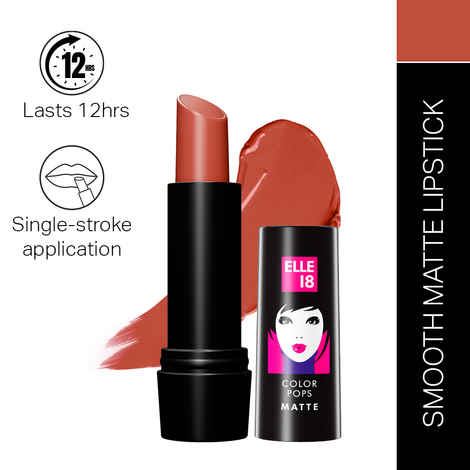 Buy Elle18 Color Pop Matte Lip Color, B1, Tan Nude, 4.3 gm - Purplle