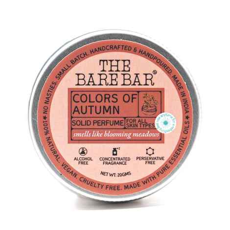 Buy The Bare Bar Colors of Autumn Cream Perfume - 20 gm | With Mango Butter, Coconut & Almond Oils | Warm Floral Scent | Natural & Alcohol-Free - Purplle