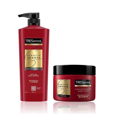 TRESemme Keratin Smooth Shampoo & Hair Mask Combo ( Keratin Smooth Shampoo (580 ml) + Keratin Mask (300 ml) )