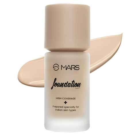 Buy MARS High Coverage Liquid Foundation | Blemish Free & Blendable Foundation for Makeup (40 ml) (SHADE-03) - Purplle