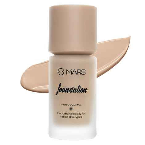 Buy MARS High Coverage Liquid Foundation | Blemish Free & Blendable Foundation for Makeup (40 ml) (SHADE-05) - Purplle