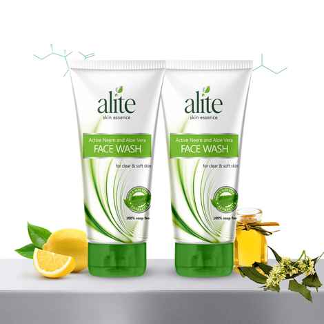 Buy Alite Neem & Aloe Vera Face Wash | Purify, Hydrate & Defend Against Acne | Gentle, Effective & Dermatologically Tested (Pack of 3, 70 gm Each) - Purplle