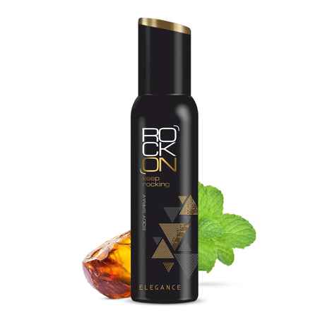 Buy ROCK ON LONG LASTING DEODORANT SPRAY (UNISEX) (ELEGANCE) 150 ml - Purplle
