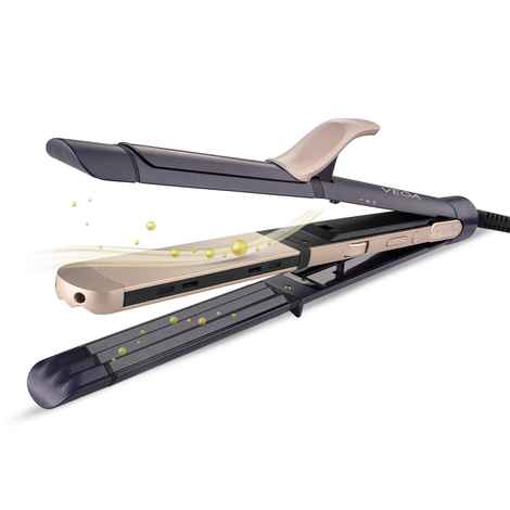 Vega Ionic 3 in 1 Hair Styler for Women (India's No.1* Hair Styler Appliance Brand) Straightener, Curler & Crimper with Ionic Technology, PTC Ceramic Plate, 6 Temperature Settings, Purple, (VHSCC-08) 1 pc