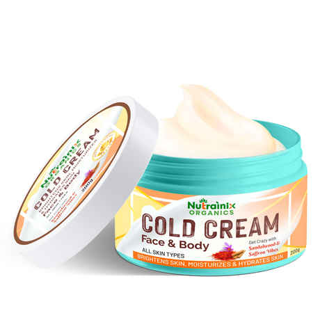 Buy Nutrainix Organics Luminous Revival Cold Cream, Hydration + Brightening Cream for Dull, Dry & Uneven Skin – All Skin Types - 200 gm - Purplle