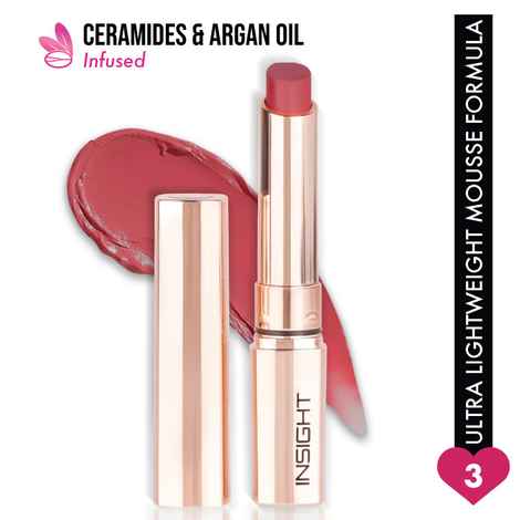 Insight Makeup Essentials Mousse Lipstick - Pink Cupcake – 2.5 gm