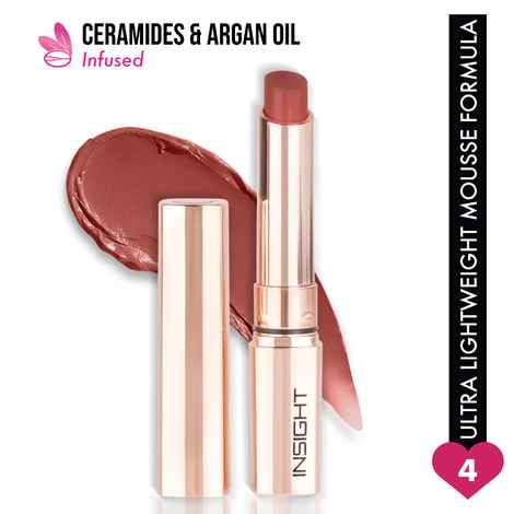 Insight Makeup Essentials Mousse Lipstick - Raspberry Chocolate – 2.5 gm
