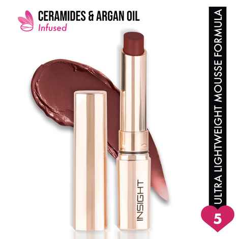 Insight Makeup Essentials Mousse Lipstick - Mauve Souffle – 2.5 gm