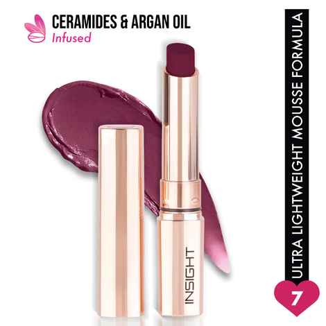 Insight Makeup Essentials Mousse Lipstick - Raspberry Truffle – 2.5 gm